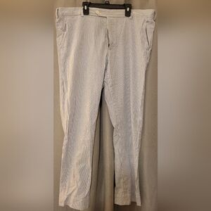 Brooks Brothers Men's Blue Striped Chinos